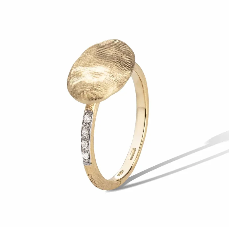 Siviglia Horizontal Ring with Diamonds