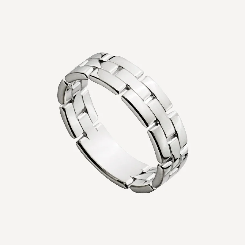 Bastion Men’s Silver Ring