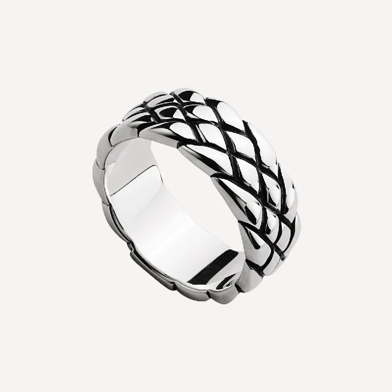 Ophidian Men’s Silver Ring