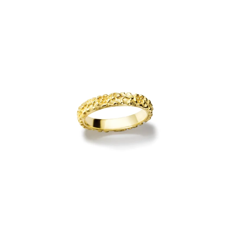 Plum Blossom Ring Yellow Gold