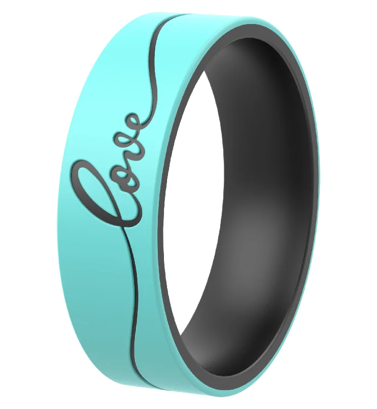 Love - Teal-Black