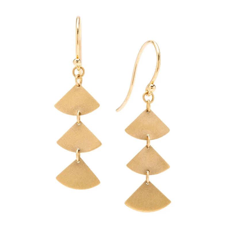 <!--ER905--> ginkgo bold drop earrings