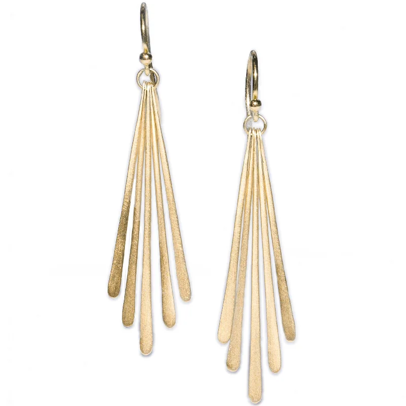 <!--ER625-->five fringe drop earrings